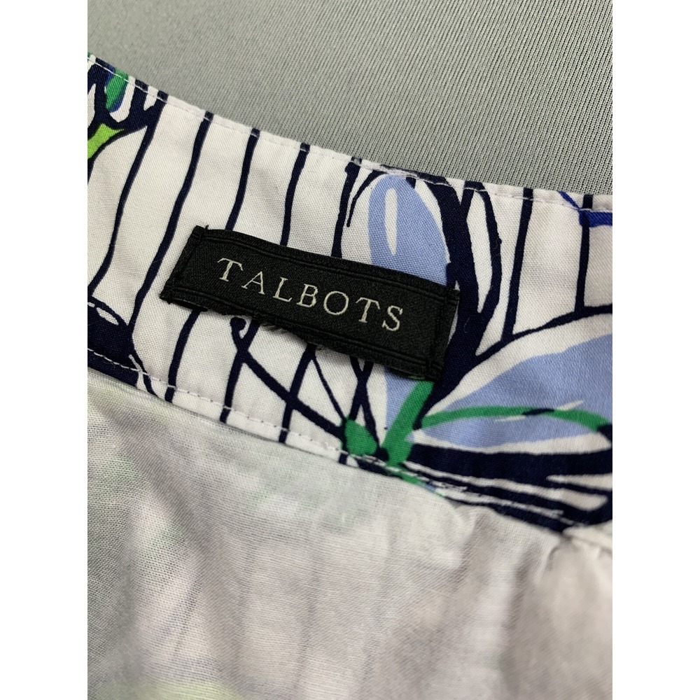 Talbots Womens Dress 10 Butterfly Preppy Beachy Boho Cute Coastal Travel Garden - Picture 4 of 6